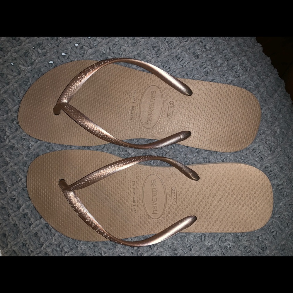Havaianas Slim Flip Flop - Women's - Gold